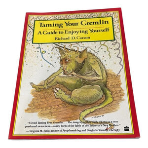 Taming Your Gremlin Richard D Carson Self Help Guide HarperPerennial PB